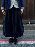Blue trick ブルートリック　岡山デニム　スカート　インディゴ BlueTrick】 タックスカート （インディゴパッチワーク） | スカート